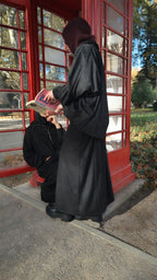 Old school set - Black (premium suede)