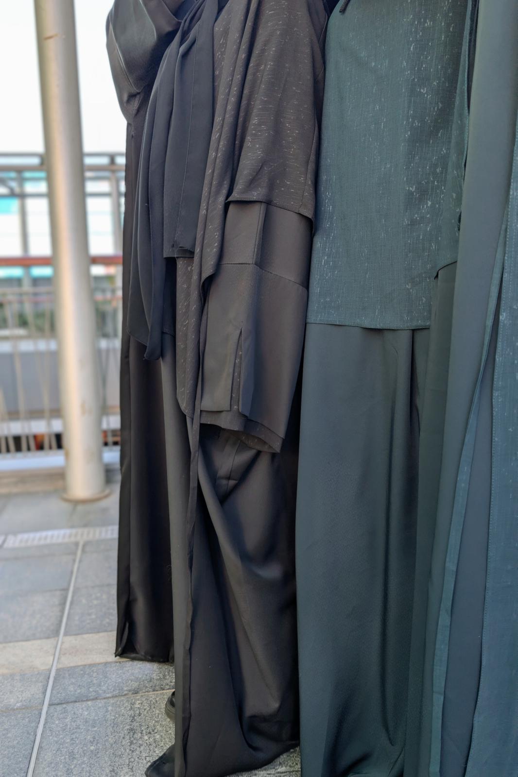 Set Abaya A.S - Vert sapin