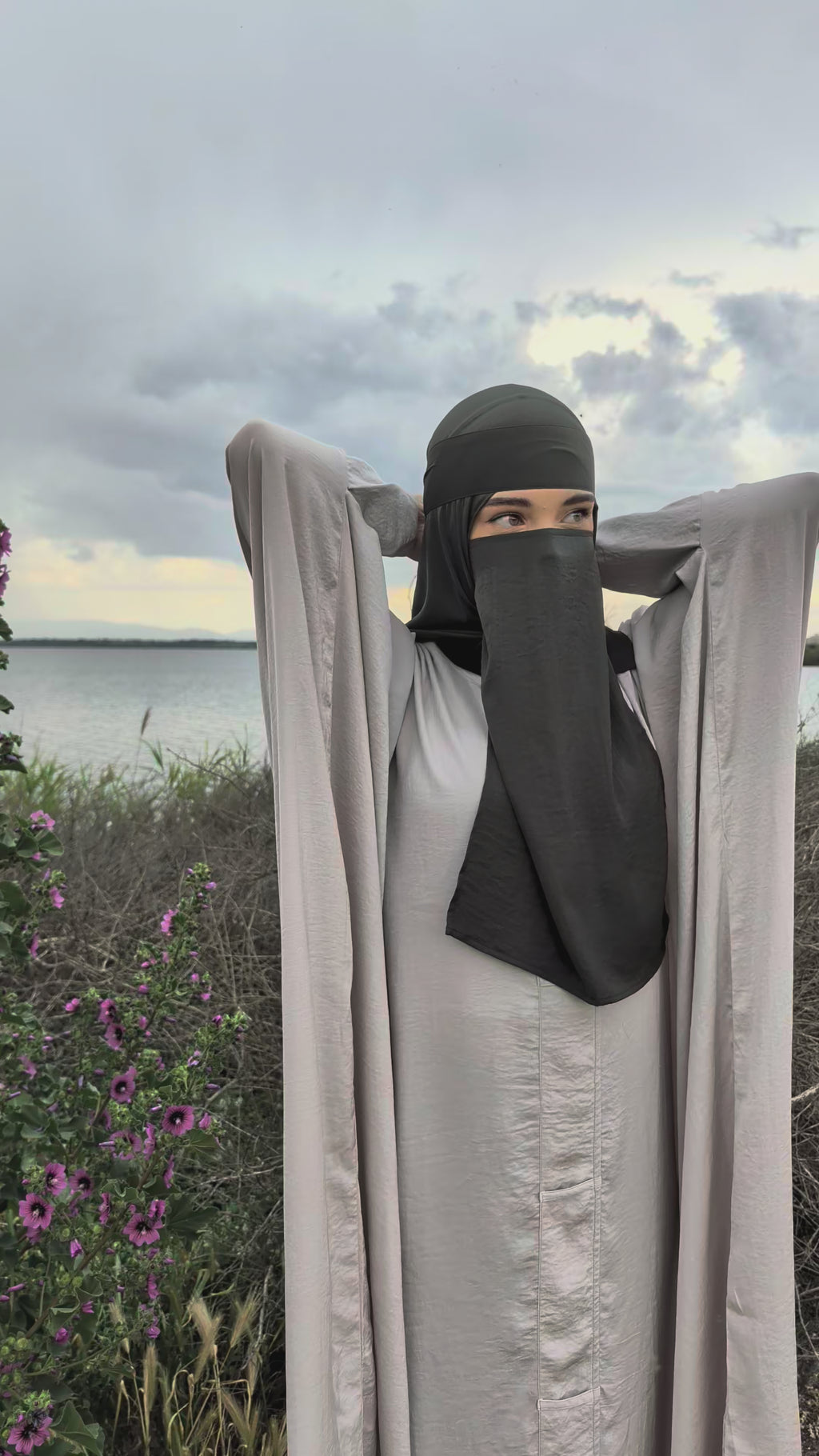 Set Hijab Fārisah - Vert