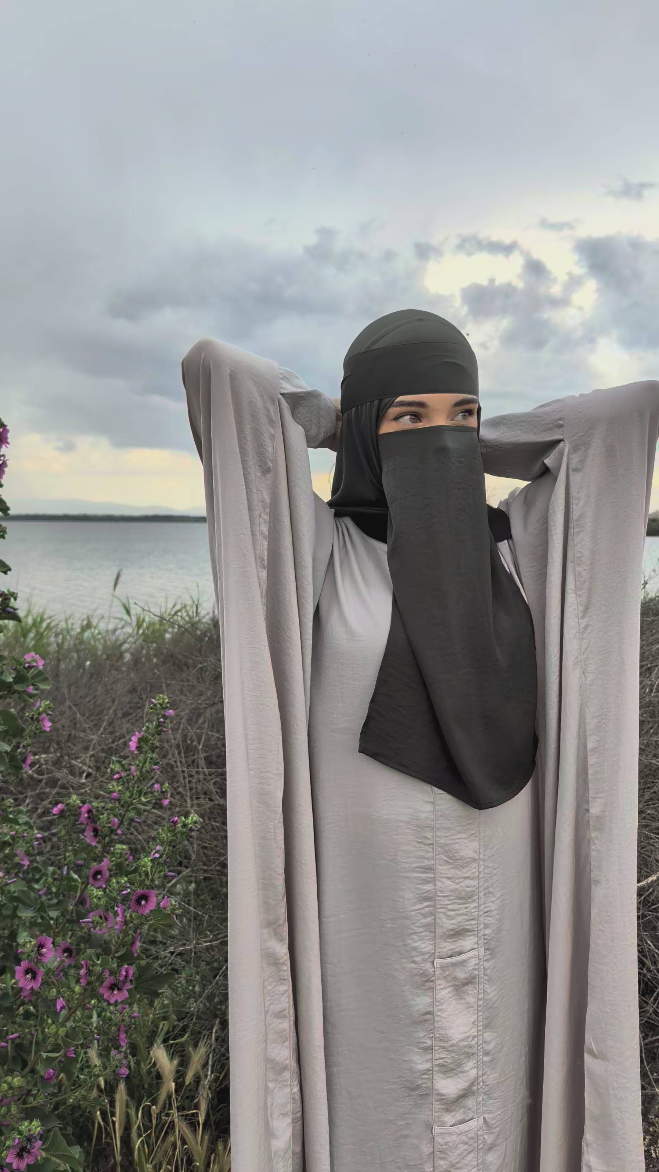 Set Hijab Fārisah - Vert