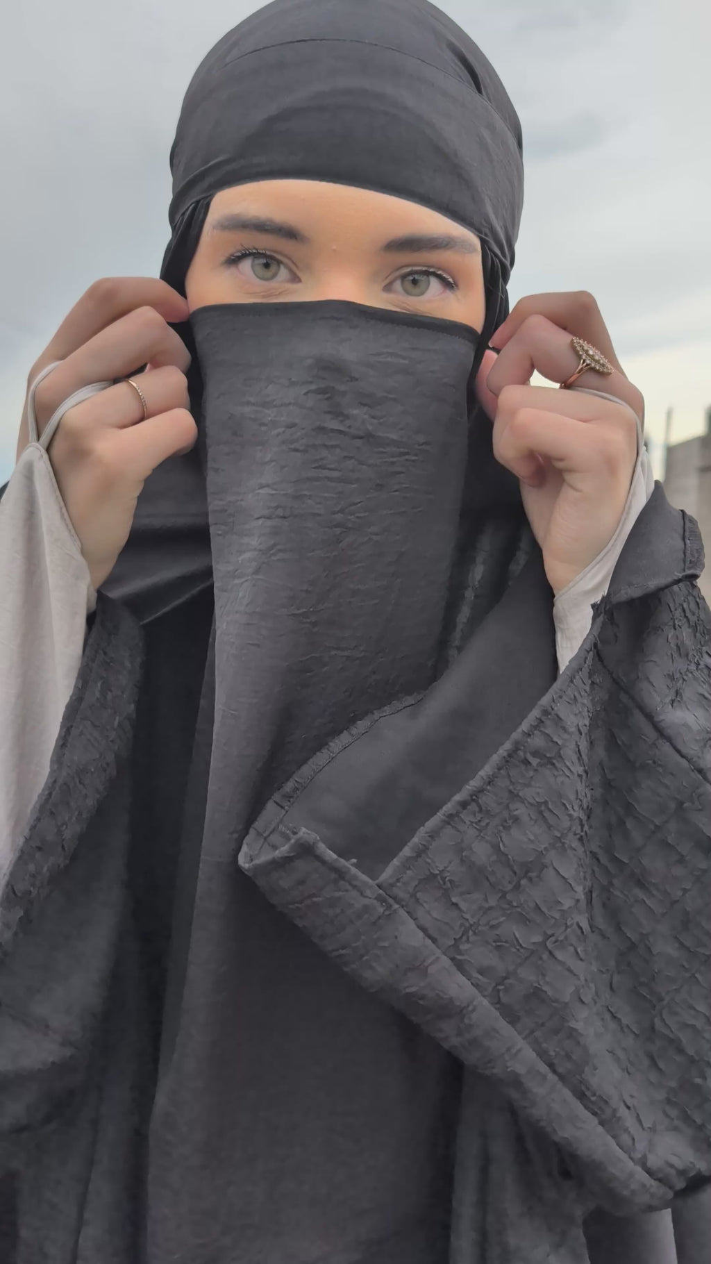 Set Hijab Fārisah Noir