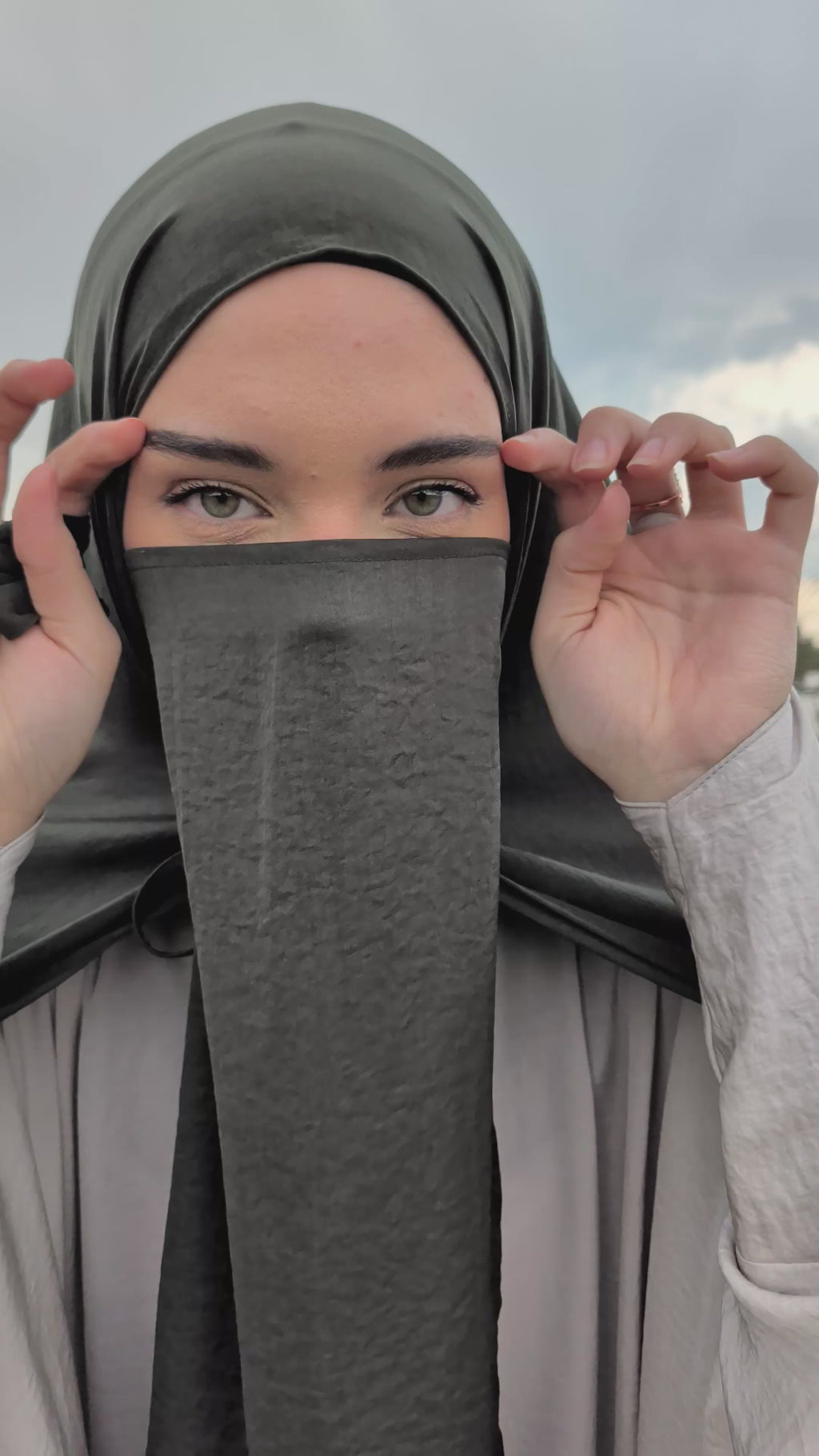 Set Hijab Fārisah - Vert