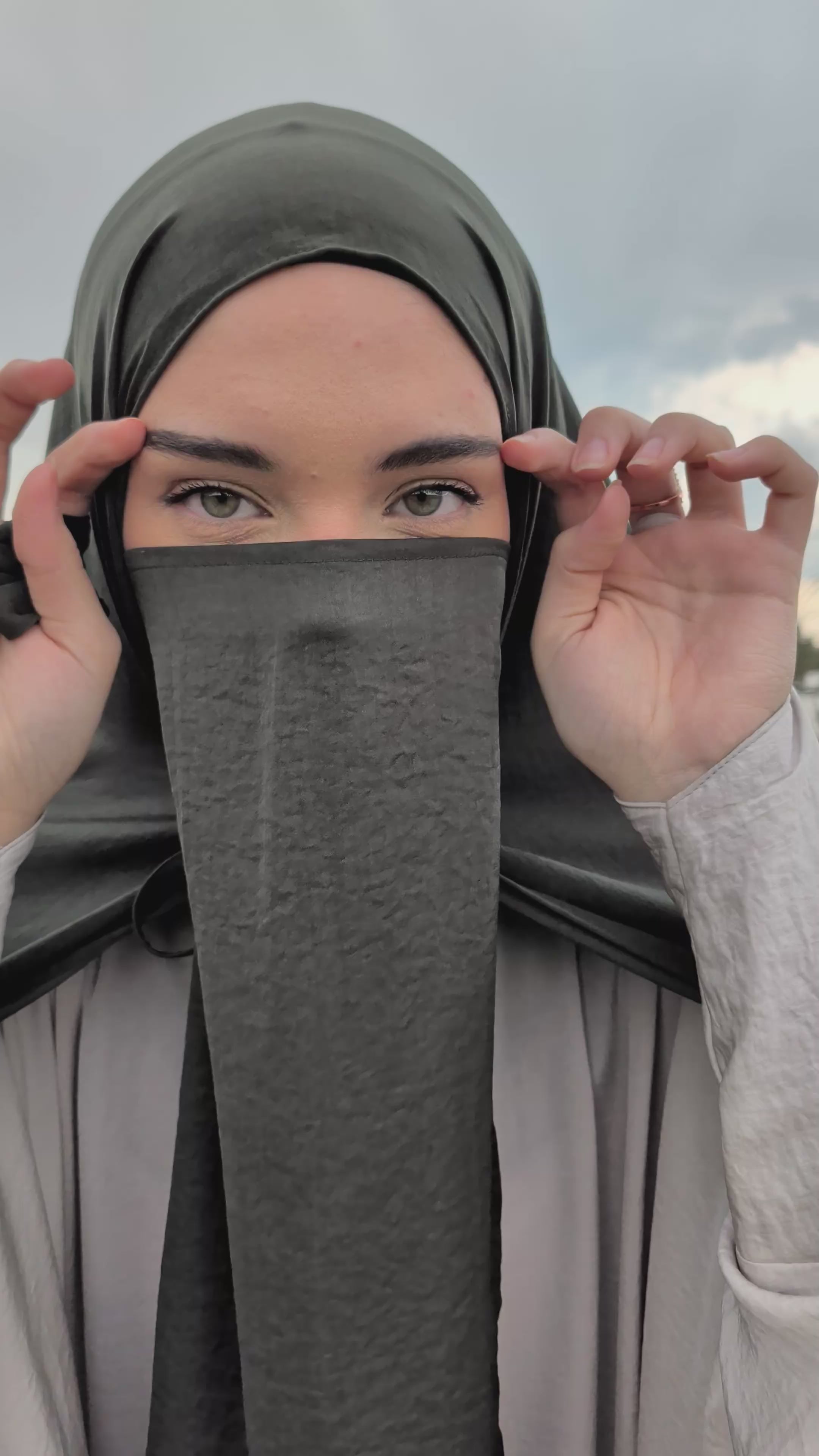 Set Hijab Fārisah - Vert