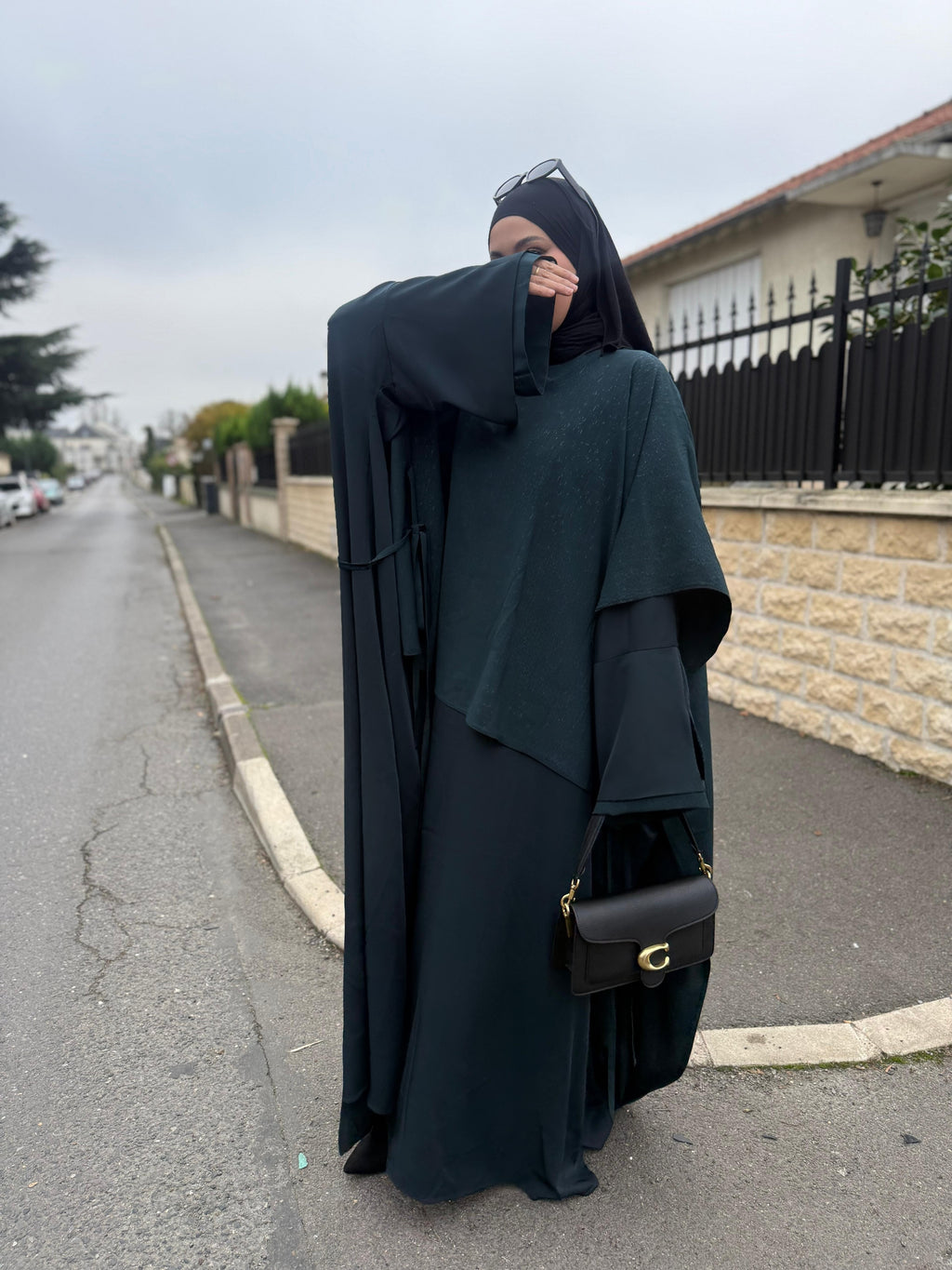Set Abaya A.S - Vert sapin