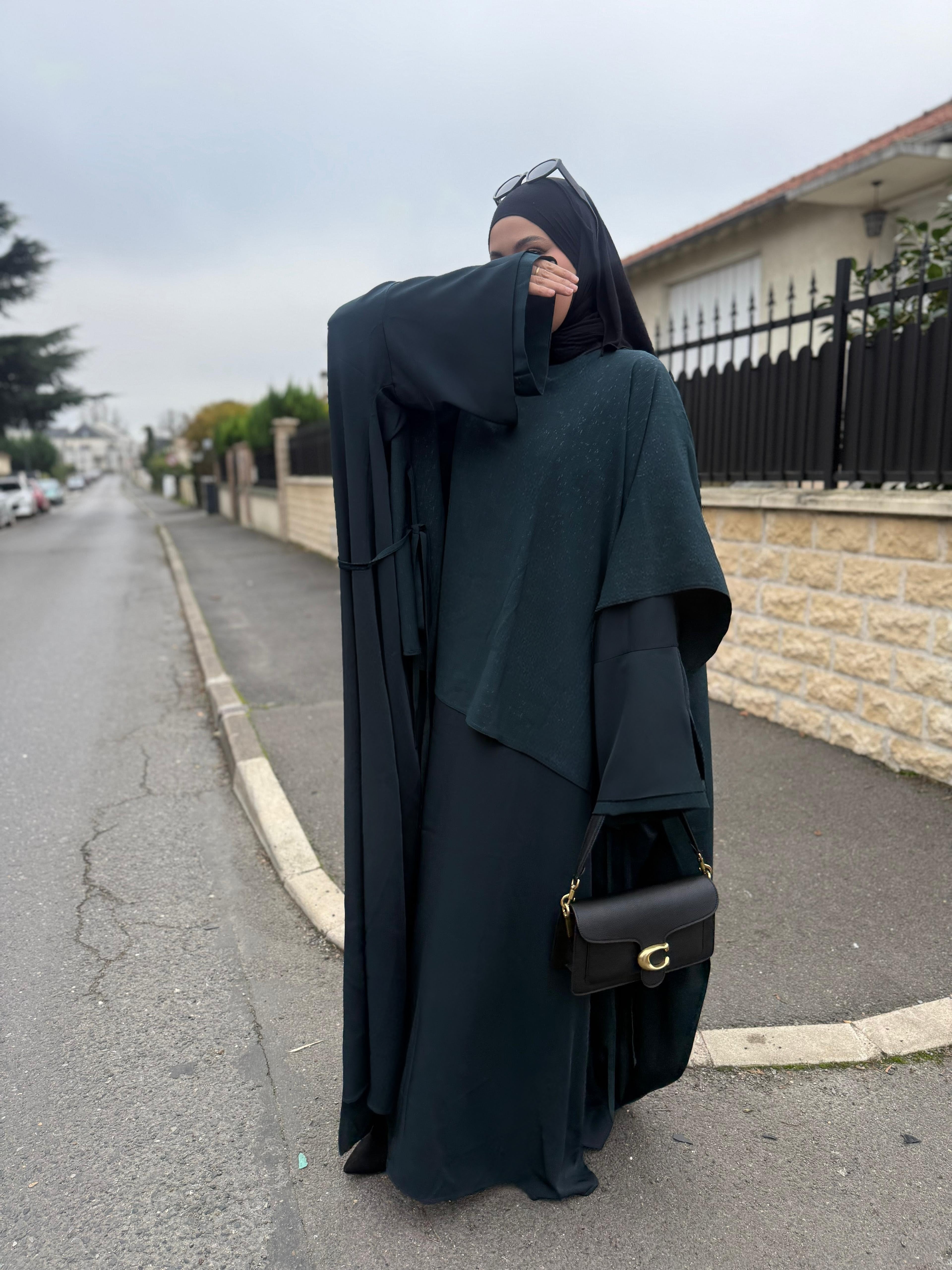Set Abaya A.S - Vert sapin