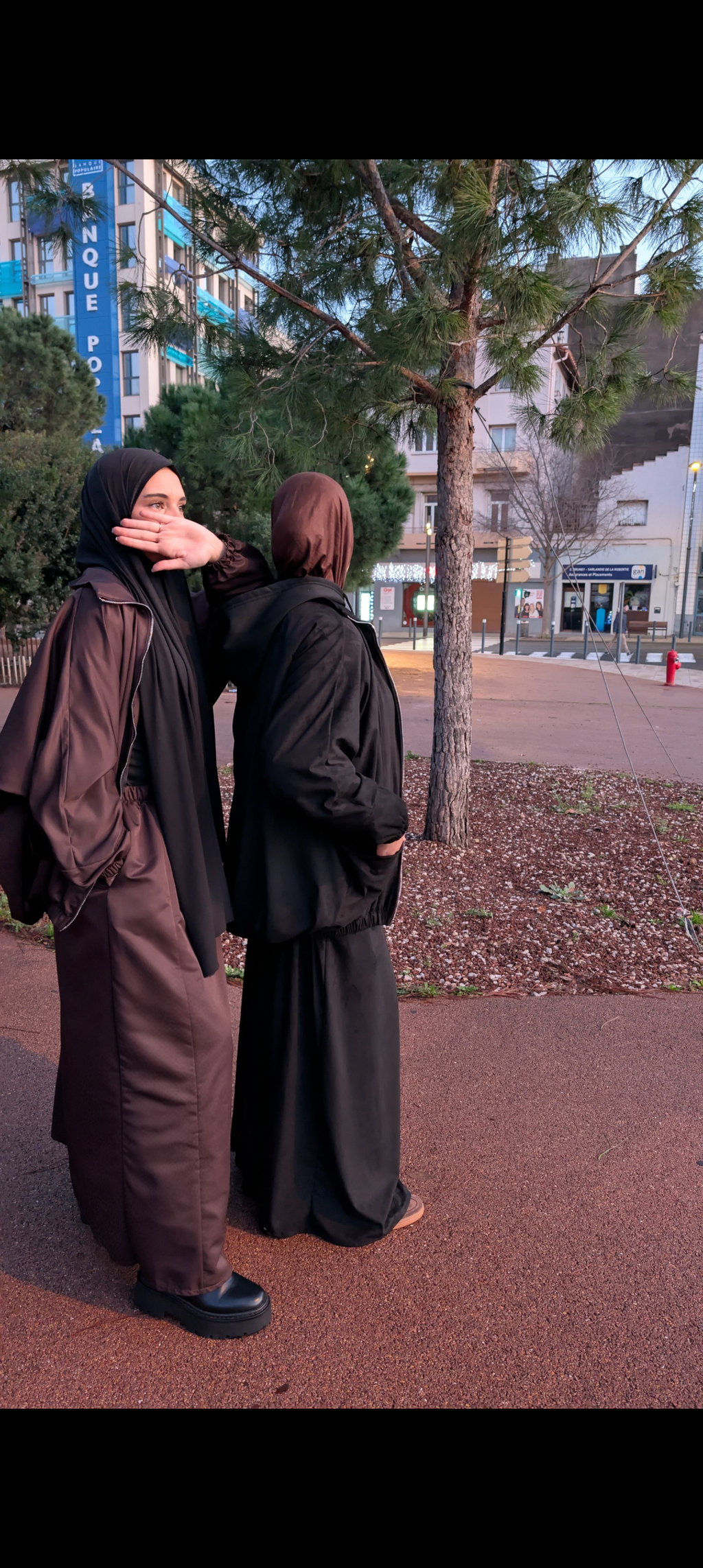 Set Old school - Marron (K-Way)